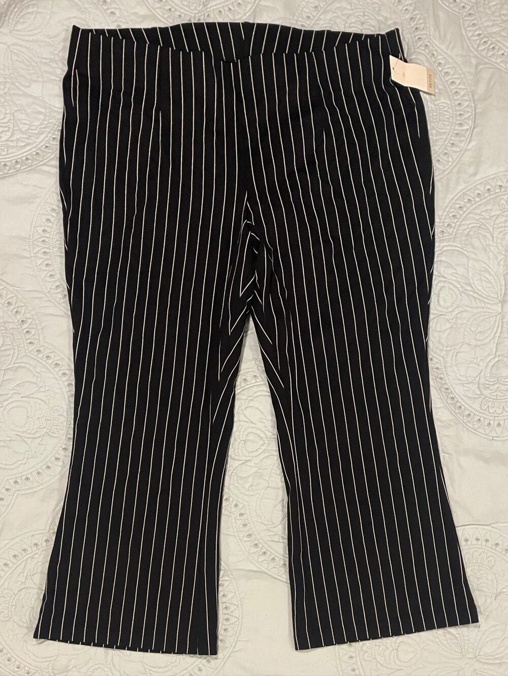 Cato Black and White Dress Pants 18/20 Petite New